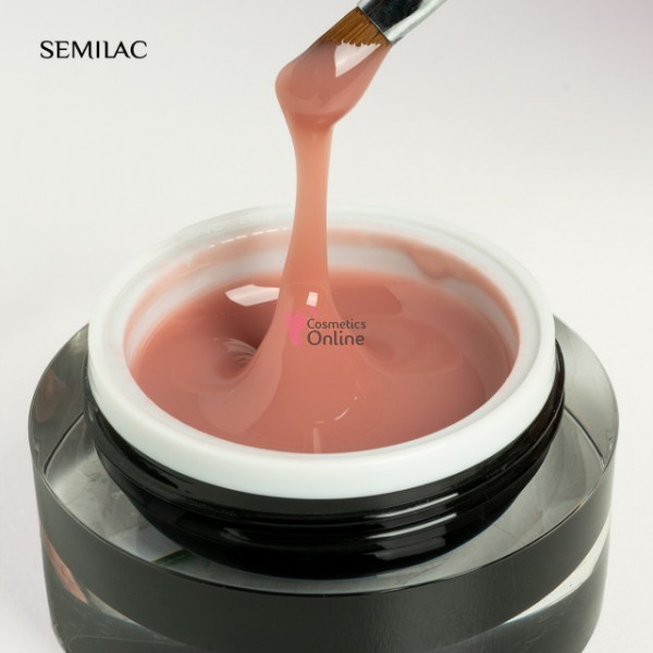 Gel uv Semilac camuflaj Builder Cover Pink Beige 15 g